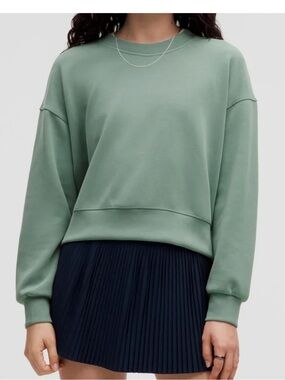 Lululemon Perfectly Oversized Crop Crew Softstreme Sweatshirt
